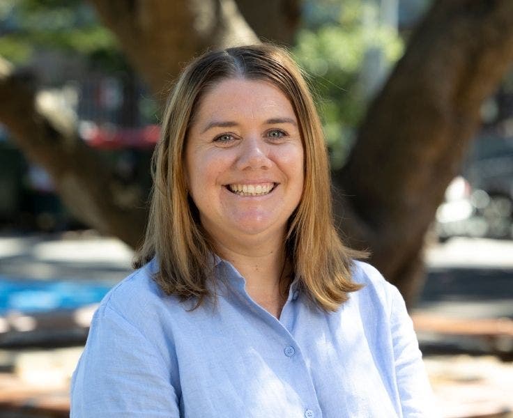 Sally Robinson our Deputy Principal smiling for the camera